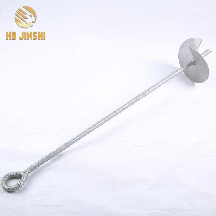 BSCI Manufactory 120 Cm Height Galvanized Helix Earth Auger Anchors