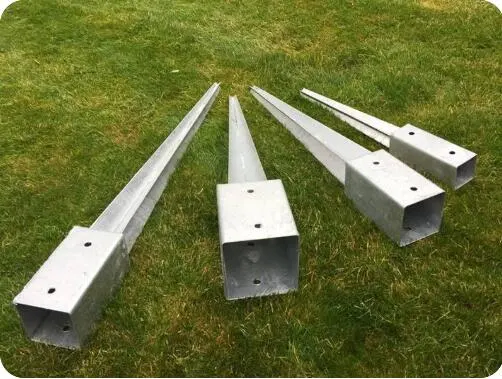 Hot DIP Galvanized Steel Reinforcement Hardware Fence Post Spike Anchor