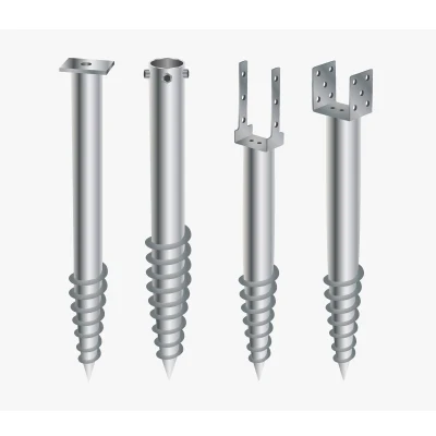 Fence Post Spikes Support Ground Screw Holder Anchor Square 100mm