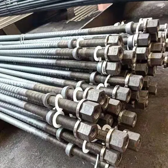 D Miningwell Anchor Hollow Bar R25 R32 R38 R51 T30 T40 T52 T76 High Strength Rock Bolt Self Drilling Rock Anchor Bolt System