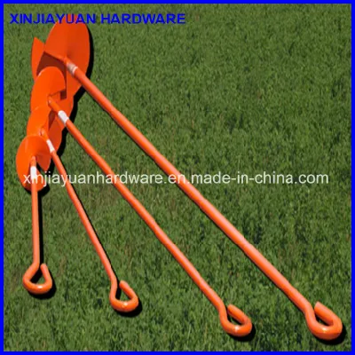 Prime Quality Hot Dipped Galvanized Earth Auger Anchor 1/2′′x48′′